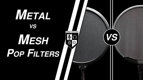 pop filter metal vs fabric|best microphone pop filter.